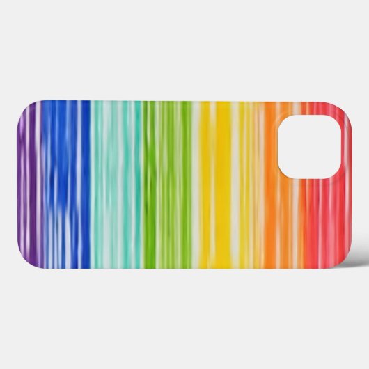 Untidy rainbowストライプ Case-Mate iPhone case iPhoneケース (裏面 (横))