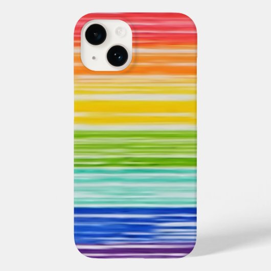 Untidy rainbowストライプ Case-Mate iPhone case iPhoneケース (裏面)