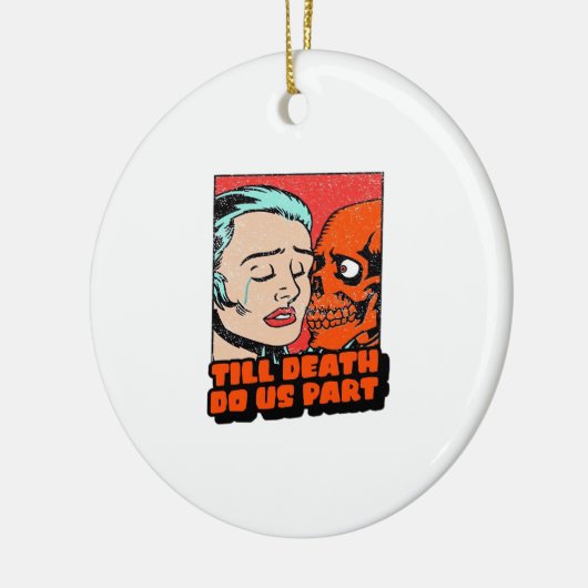Until Death Do Us Part Classic Design セラミックオーナメント (左)