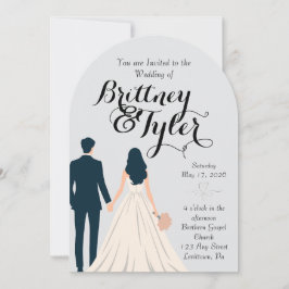 Until Forever-Brittney Wedding Invitation 招待状