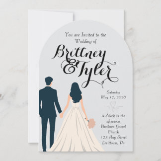Until Forever-Brittney Wedding Invitation 招待状