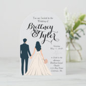 Until Forever-Brittney Wedding Invitation 招待状 (スタンド正面)