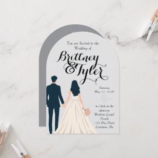 Until Forever-Brittney Wedding Invitation 招待状