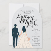 Until Forever-Brittney Wedding Invitation 招待状 (正面)