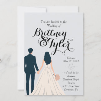 Until Forever-Brittney Wedding Invitation 招待状
