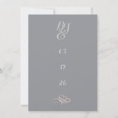 Until Forever-Brittney Wedding Invitation 招待状 (裏面)
