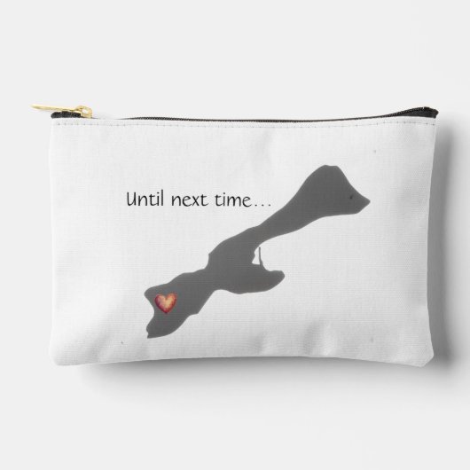 Until Next Time Madeline Island Sm Zipper Pouch  アクセサリーポーチ (正面)