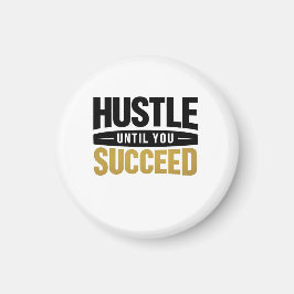 Until You Succeed – Minimal Gold Motivation Design マグネット