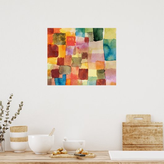 Untitled (1914) by Paul Klee ポスター (キッチン)