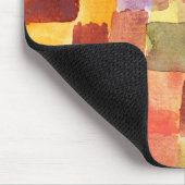 Untitled abstract watercolor squares - Paul Klee マウスパッド (コーナー)