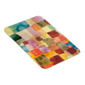 Untitled abstract watercolor squares - Paul Klee マグネット (右側)