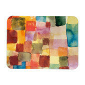 Untitled abstract watercolor squares - Paul Klee マグネット (横)