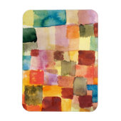 Untitled abstract watercolor squares - Paul Klee マグネット (縦)