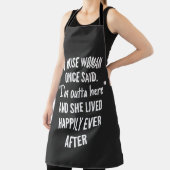 Untitled designA Wise Woman Once Said I’m Outta エプロン (インサイチュ)