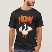 Untitled  Goose Game Meme Honk Tシャツ (正面)