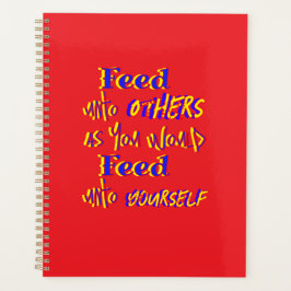 Unto食べ物を与えノート プランナー手帳