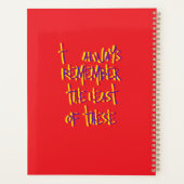 Unto食べ物を与えノート プランナー手帳 (裏面)