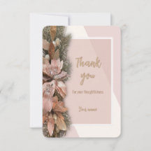 Unto Usのクリスマスサンキューカード