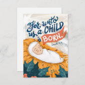 Unto Usクリスマスカード サンキューカード (正面/裏面)