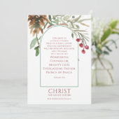 Unto Us子供は写真の生まれクリスマスである シーズンカード (スタンド正面)