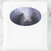 Unto Us、出生シール 楕円形シール (バッグ)