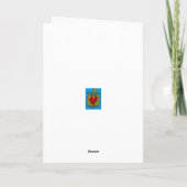 Untraditional Christmas birthday greeting card シーズンカード (裏面)