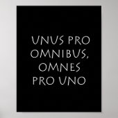 Unus pro omnibus omnes pro uno ポスター (正面)