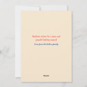  unusual style サンタが馬に乗ったグリーティングカード シーズンカード (裏面)