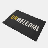 UNWELCOME - 不親切 ドアマット (アングル)