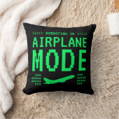 Unwind with Our Airplane Mode Decorative Pillow クッション (ブランケット)