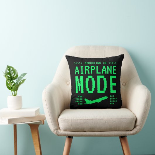 Unwind with Our Airplane Mode Decorative Pillow クッション (椅子)