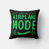 Unwind with Our Airplane Mode Decorative Pillow クッション (裏面)