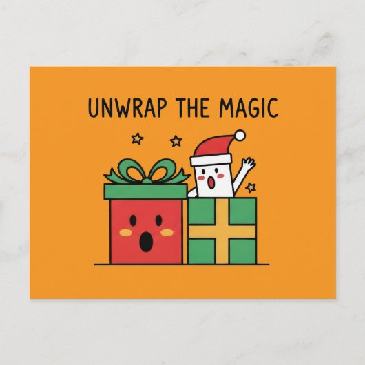 Unwrap the Magic Christmas ポストカード (正面)