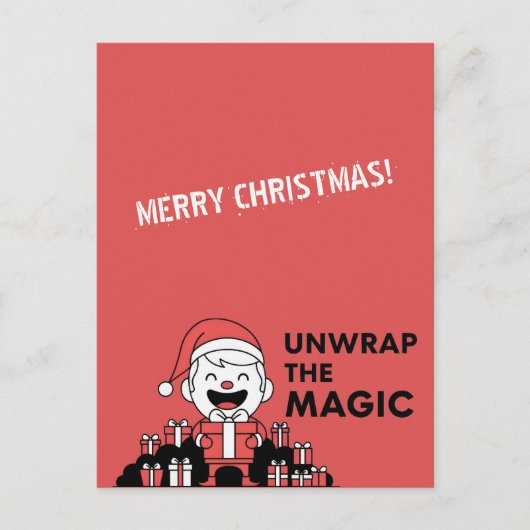 Unwrap the Magic Christmas ポストカード (正面)