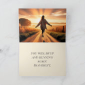 UPと走GET WELL CARD サンキューカード (内部)