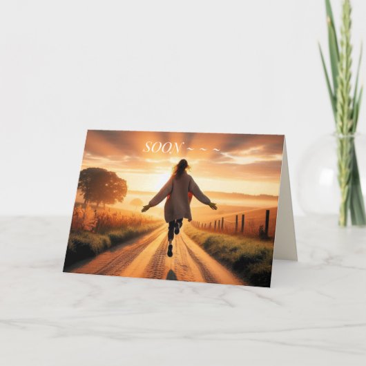 UPと走GET WELL CARD サンキューカード (正面)