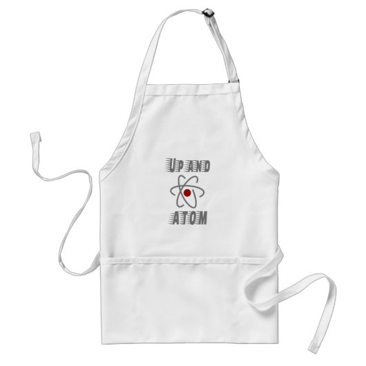 UpとATOM、科学ユーモアおもしろいPun スタンダードエプロン (正面)