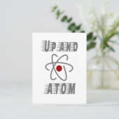 UpとATOM、科学ユーモアおもしろいPun ポストカード (スタンド正面)