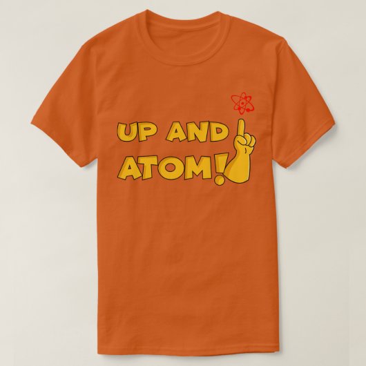 UpとATOM Tシャツ (デザイン正面)