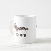 UPの北ミシガン州のユーモア、あなたの コーヒーマグカップ (正面左)