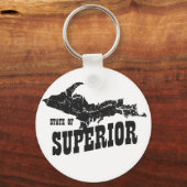 UPミシガン州・オブ・スーペリアヨオペーキーチェーン キーホルダー (正面)