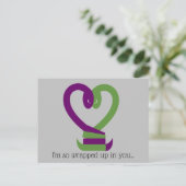 Up 包まれた In You Snakes Love Post Card シーズンポストカード (スタンド正面)