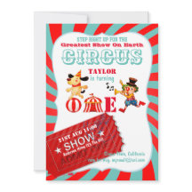 UP 転が CIRCUS 1stバースデー男の子の女の子のショース