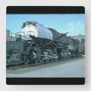 UP 4-8-8-4「ビッグ・ボーイ」#4023_Trains スクエア壁時計