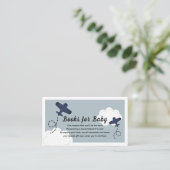 Up & Airplane Blue Boy遠くにブックリクエスト エンクロージャーカード (スタンド正面)