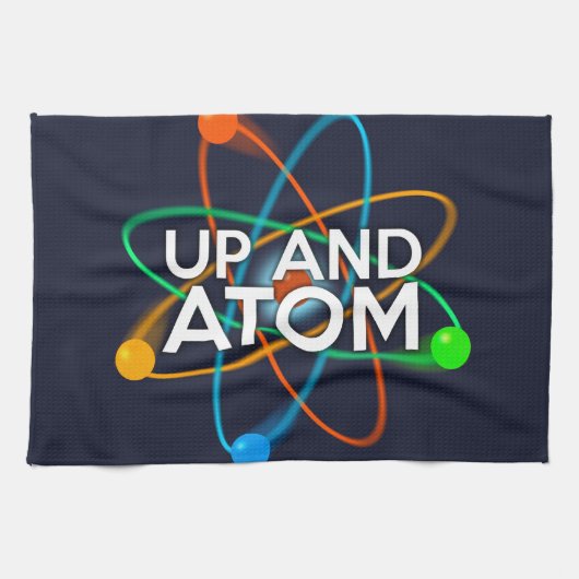 UP AND ATOM サイエンス キッチンタオル (横)