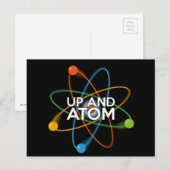 UP AND ATOM 科学ジョーク ポストカード (正面/裏面)