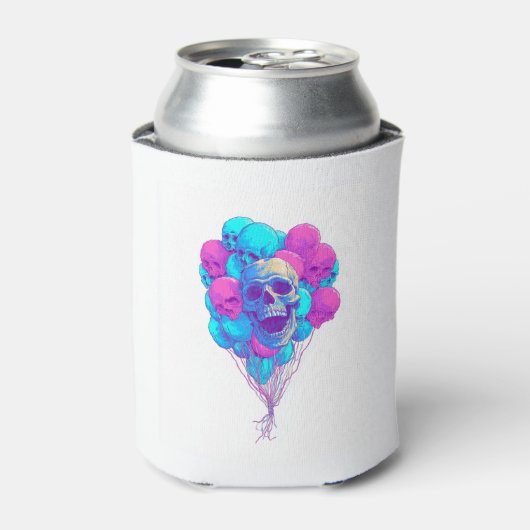 Up and Bone � Funny Floating Skull 缶クーラー (缶正面)