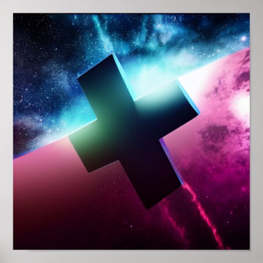 Up and Cross遠くに in宇宙ポスター ポスター (正面)