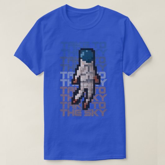 Up and Up Astronauts Premium T-Shirt Tシャツ (デザイン正面)